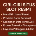 ciri-ciri situs slot resmi